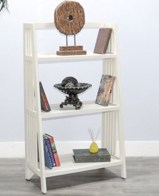 American Wholesale Furniture Brooks White 48" Bookcase-1