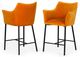 VIG Furniture Modrest Exodus Black/Orange Counter Stool-4