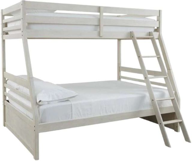 Signature Design by Ashley® Robbinsdale Antique White Youth Twin/Full Bunk Bed-0