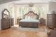 American Woodcrafters 1575 Genoa Beige Complete Tufted Upholstered Queen Bed-2