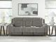 Signature Design by Ashley® Ultimax Shadow Power Reclining Sofa with Adjustable Headrest-2