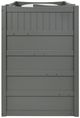 Elements International Sami Gray Youth Twin Over Twin Step Bunk Bed with Right Headboard-3