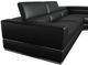 VIG Furniture Divani Casa Pella 4-Piece Black Right-Arm Facing Sectional and Chaise-3