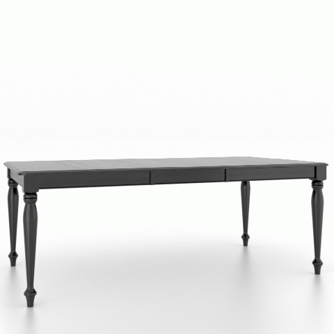 Canadel Customizable Gourmet 82" VA Base Dining Table with One Removable Leaf-2