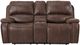 Elements International Atlantis Heritage Brown Power Reclining Loveseat-1