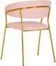 TOV Furniture Padma Set of 2 Blush Vegan Leather Chairs-2