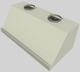 Vent-A-Hood® 48" Wall Mounted Range Hood-Biscuit-2