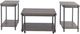 Signature Design by Ashley® Wilmaden 3-Piece Gray/Black Table-1