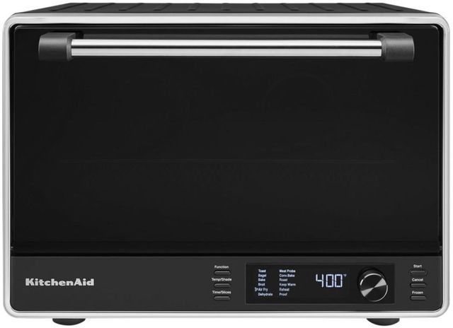 KitchenAid® 19" Black Matte Countertop Oven -0