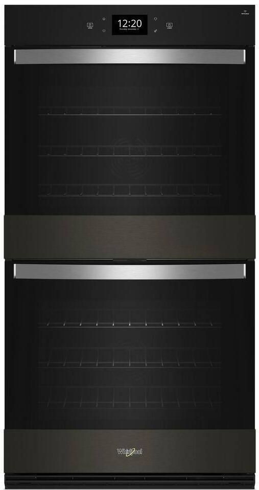 Whirlpool® 30" Black Stainless Steel Double Electric Wall Oven