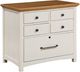 Winners Only® Cardiff Brown/White Lateral File-0