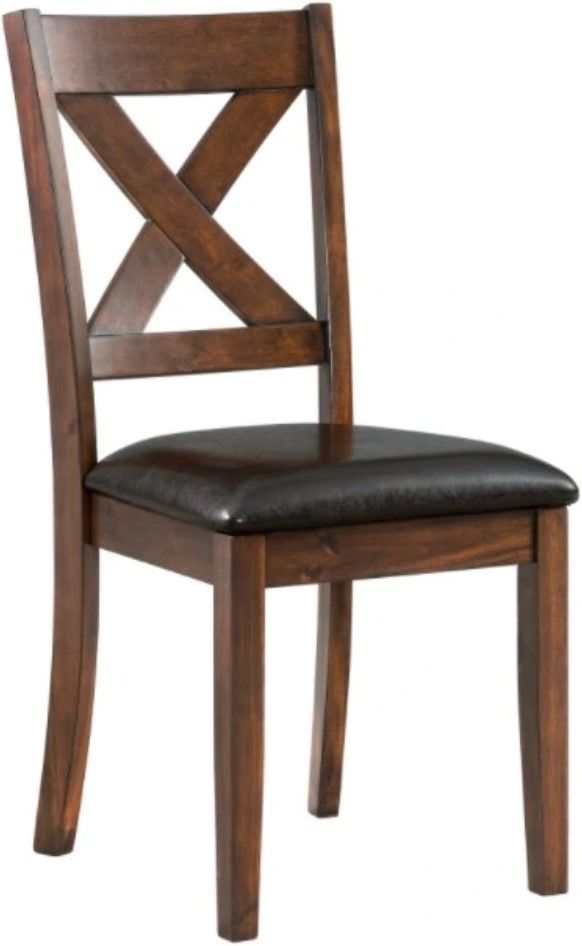 Elements International Alex Espresso Dining Side Chair-0