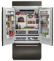 KitchenAid® 42 in. 24.2 Cu. Ft. PrintShield™ Black Stainless Steel Built In Counter Depth French Door Refrigerator-2