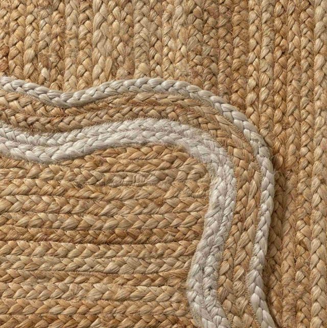 LR Home Scallop Ivory/Natural 8'x10' Area Rug-4