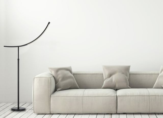 Cal® Lighting & Accessories Lumen Dark Bronze Floor Lamp-4