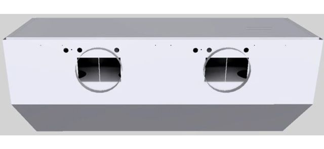 Vent-A-Hood® 54" White Wall Mounted Range Hood-3