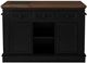 Powell® Penda Black Kitchen Island with Stools-4