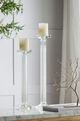 A & B Home Crystal Clear Candle Holder-1