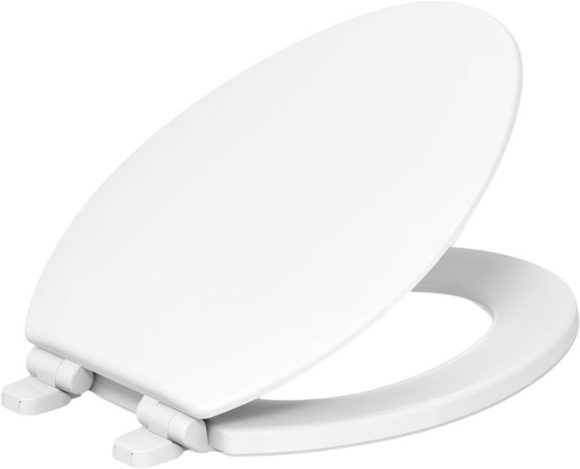 KOHLER® Triko™ White Quiet-Close™ Elongated Toilet Seat-1