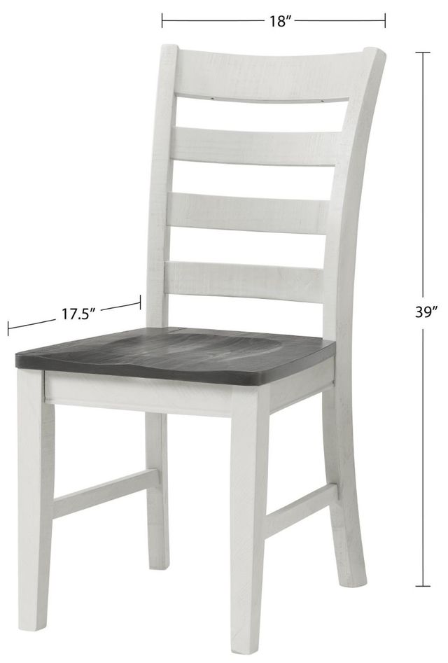 Martin Svensson Monterey 2-Piece Black/White Dining Chair Set-1