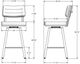 Amisco Phoebe Swivel Stool-2