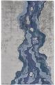 Feizy Serrano Blue/Silver 5' x 8' Rug-0
