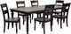 Jofran Inc. Madison County 7-Piece Vintage Black Dining Table Set-0