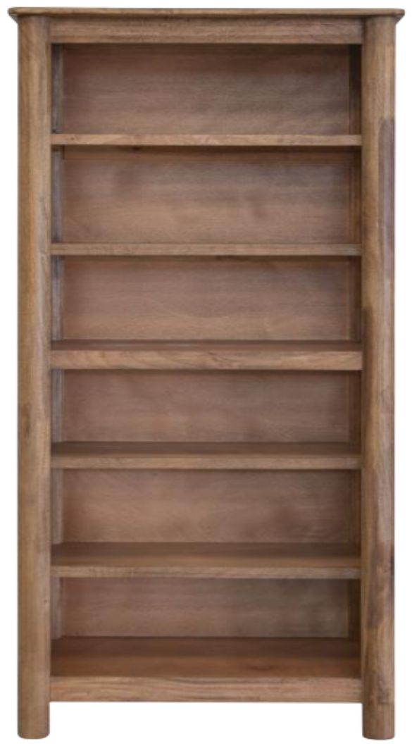 International Furniture Direct Olimpia Natural Bookcase-3