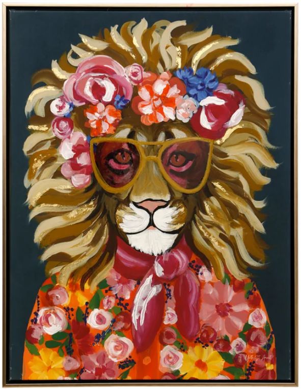 Stylecraft Miami Living Lion Wall Art-0