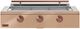 Caliber™ Rockwell Social 3-Burner Champagne Built-In Liquid Propane Grill with Copper Hardware-0