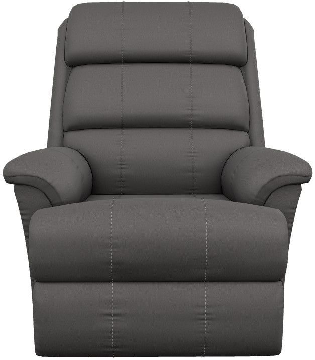 La-Z-Boy® Astor Shitake Leather Power Rocking Recliner with Headrest-1