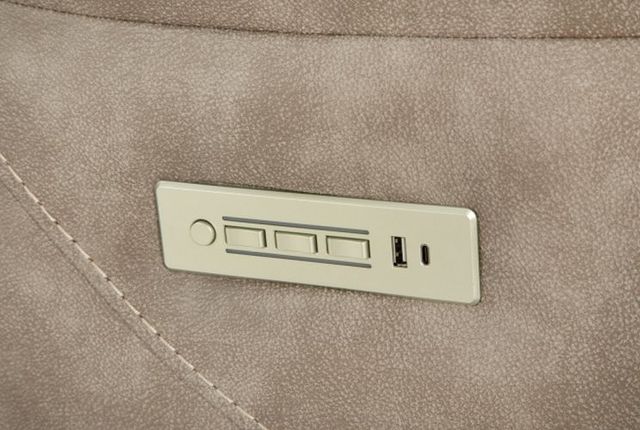 HomeStretch Skywalker Nickel Power Reclining Loveseat-2
