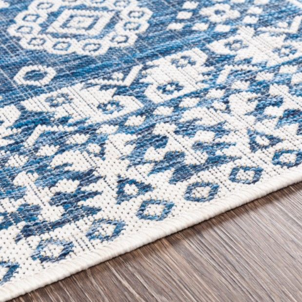 Surya Eagean Navy/Off-White 4'x6' Area Rug-4