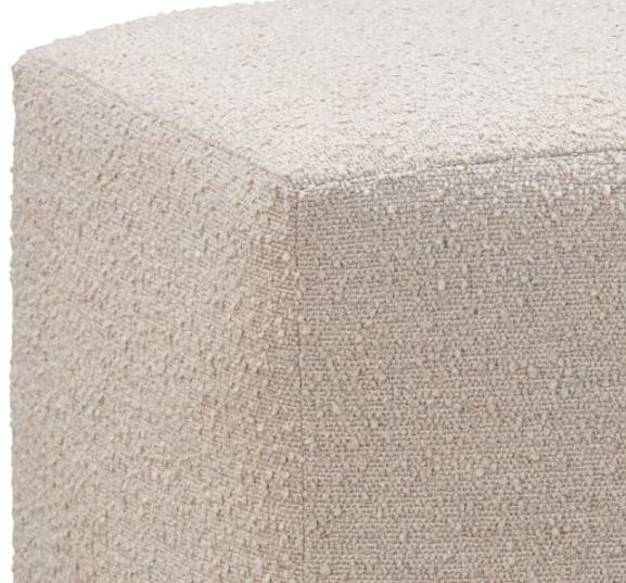 Modus Furniture Liv Brun Boucle Fully Upholstered Dining Ottoman-1
