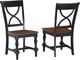 Winners Only® Torrance Brown/Ebony Dining Side Chair-3