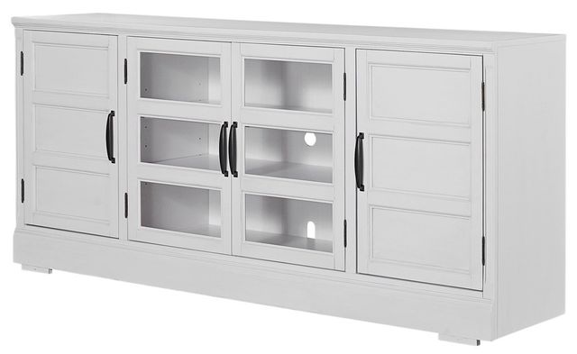 Parker House® Shoreham Effortless White 76" TV Console