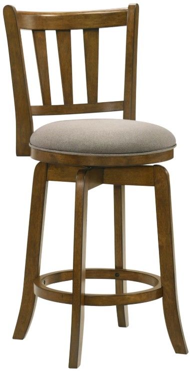 Armen Living Wren 3-Piece Sepia Brown/Static Gray Counter Stool Set-0