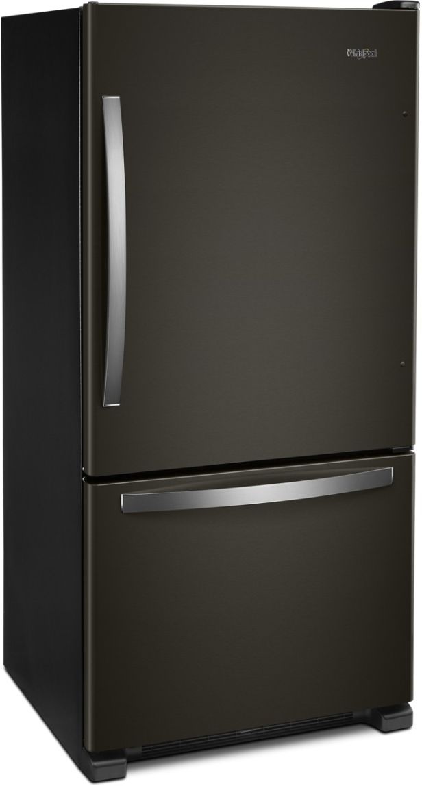 Whirlpool® 33" 22.1 Cu. Ft. Black Stainless Steel Bottom Freezer Refrigerator-4