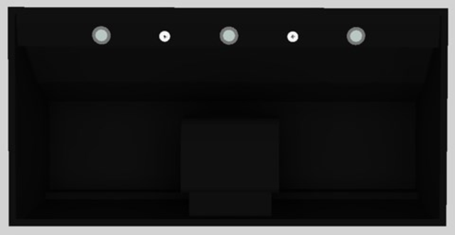 Vent-A-Hood® 48" Black Wall Mounted Range Hood-3