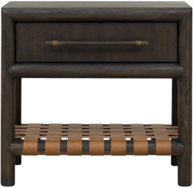 Modus Furniture Dorsey Basalt Gray 1-Drawer Nightstand-2