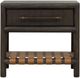 Modus Furniture Dorsey Basalt Gray 1-Drawer Nightstand-2