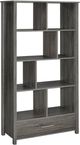 Coaster® Dylan Weathered Grey Bookcase-0