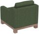 International Furniture Direct Samba Olive Accent Chair-3