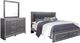 Signature Design by Ashley® Lodanna 2-Piece Gray King Panel Bed Set-0