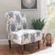 Powell® Tortuga Beige/Indigo Accent Chair-1