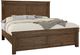 Artisan & Post by Vaughan-Bassett Cool Rustic Mink California King Panel Mansion Bed-0