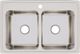 Elkay Lustertone® Classic Lustrous Satin 33" x 22" x 12-1/8" 1-Hole Equal Double Bowl Drop-In Sink-1