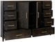 Stylecraft Burnt Umber Wardrobe Console Cabinet-1