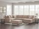 Benchcraft® Newellen 3-Piece Hemp Right-Arm Facing Sectional and Chaise-5