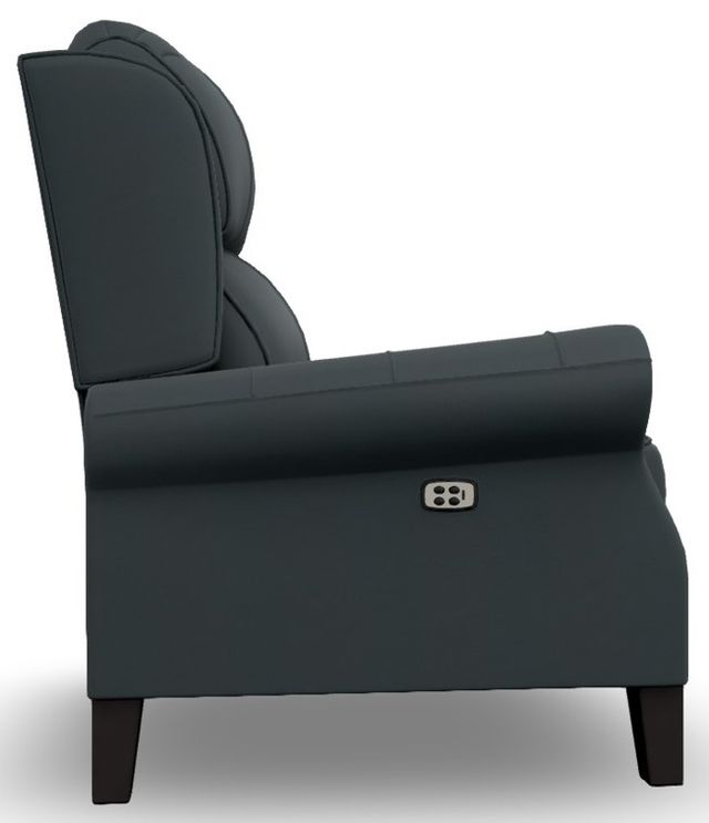 Best® Home Furnishings Customizable Joanna Leather Power High Leg Recliner with Espresso Legs-2